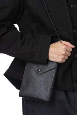 Clearance LEMAIRE Enveloppe with Strap - Black