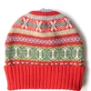 Best NARU Fair Isle Beanie - Red