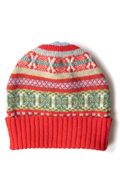 Best NARU Fair Isle Beanie - Red
