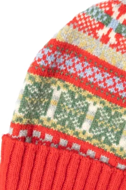 Best NARU Fair Isle Beanie - Red