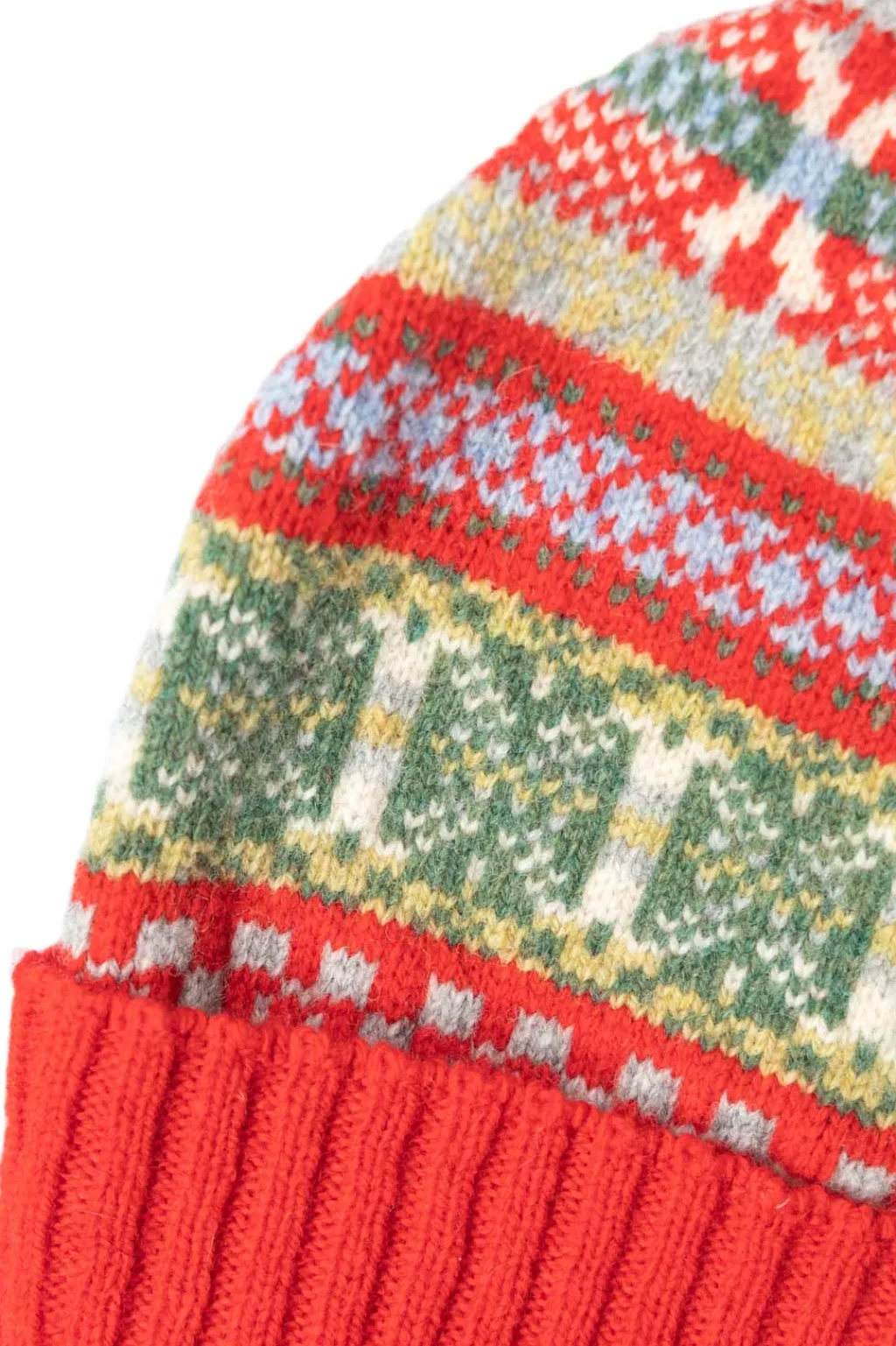 Best NARU Fair Isle Beanie - Red