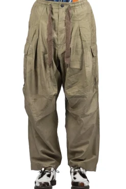 Sale Kapital Fast Dry Twill EASY JUMBO Cargo Pants - Khaki