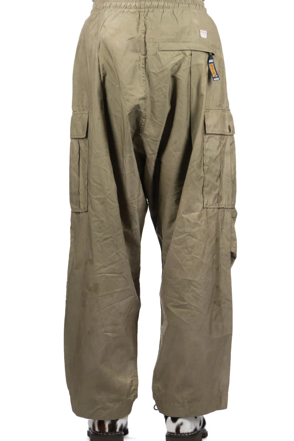 Sale Kapital Fast Dry Twill EASY JUMBO Cargo Pants - Khaki