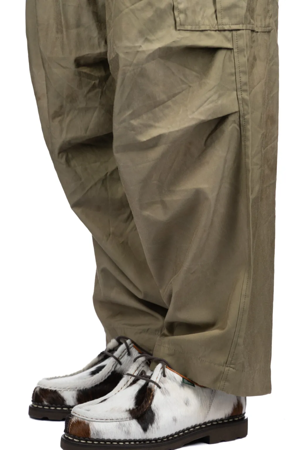 Sale Kapital Fast Dry Twill EASY JUMBO Cargo Pants - Khaki