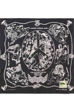 Outlet Kapital Fastcolor Selvedge Bandana - YOBAI - Black