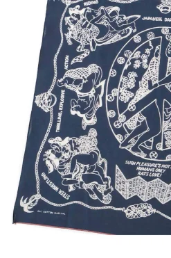 Fashion Kapital Fastcolor Selvedge Bandana - YOBAI - Navy