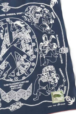 Fashion Kapital Fastcolor Selvedge Bandana - YOBAI - Navy