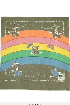 Best Kapital Fastcolor Selvedge Bandana (RAINBOW & BIRDS) - 3 Colour Choices