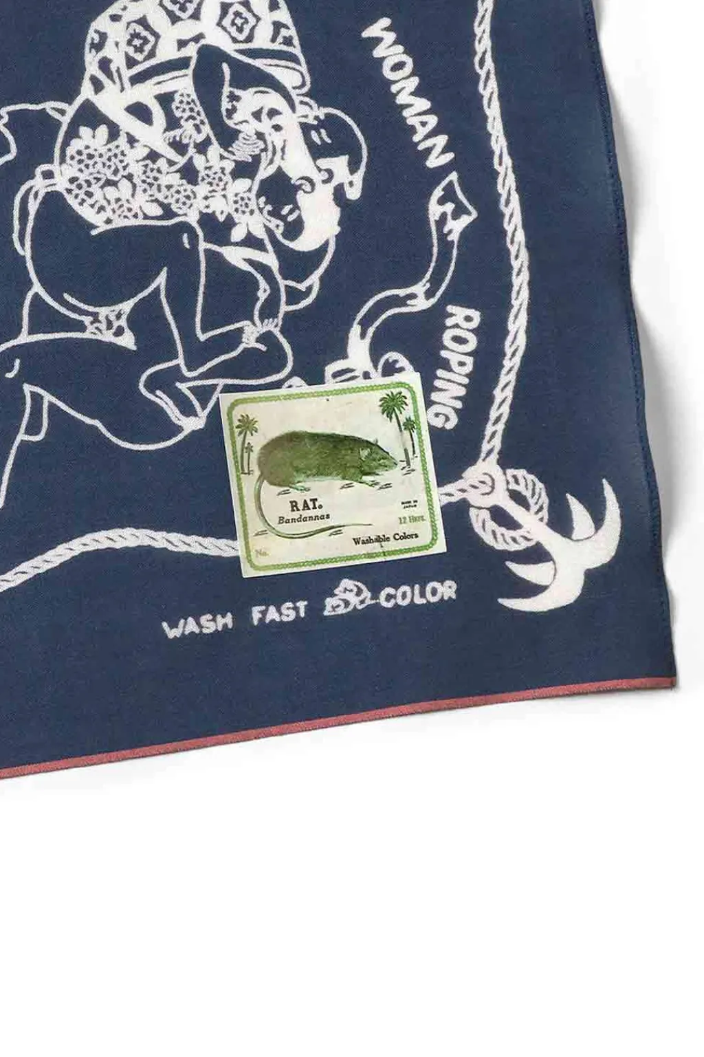 Fashion Kapital Fastcolor Selvedge Bandana - YOBAI - Navy