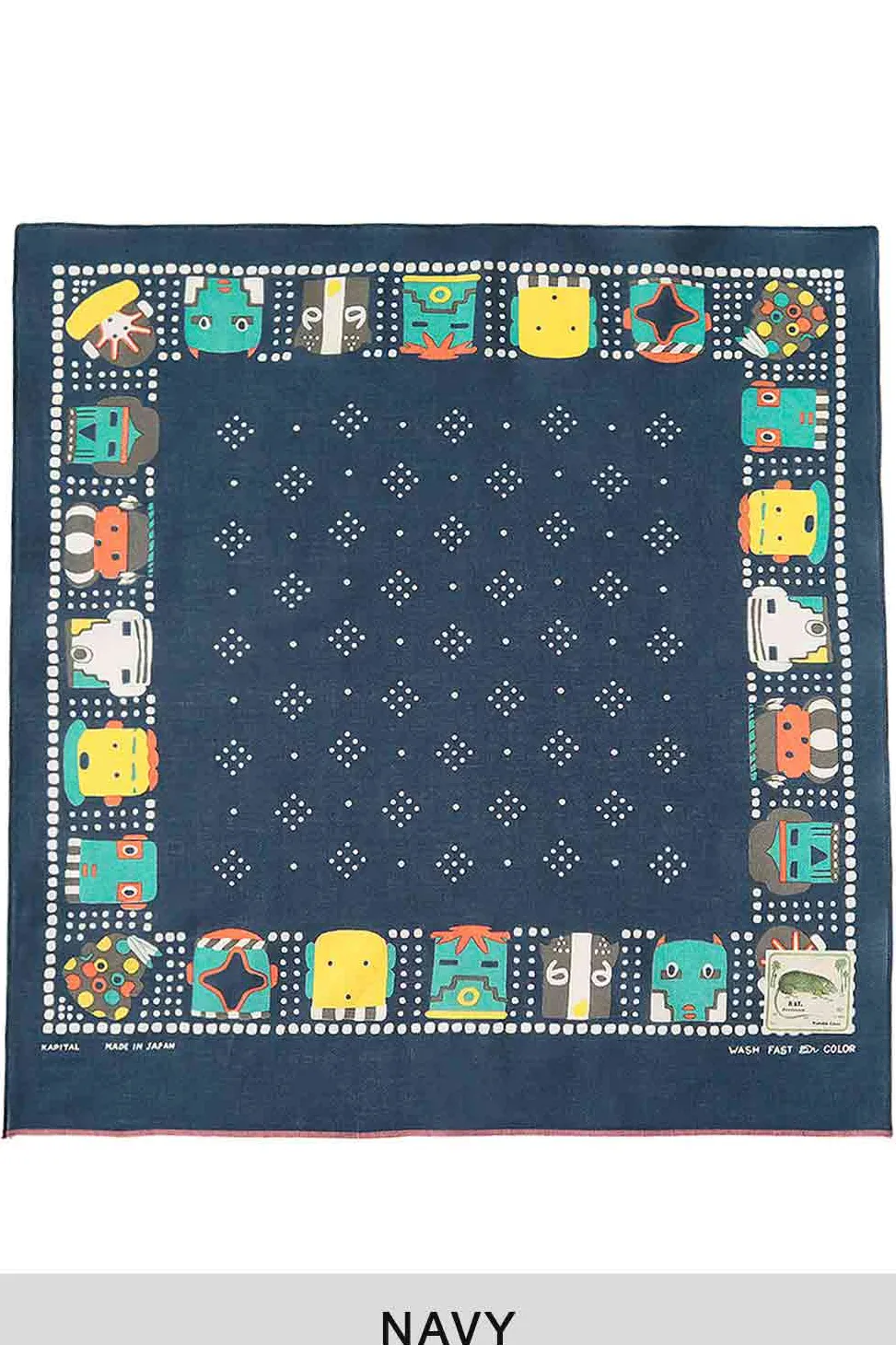New Kapital Fastcolor Selvedge Bandana (NADESHIKO-Champetre) - 4 Colors