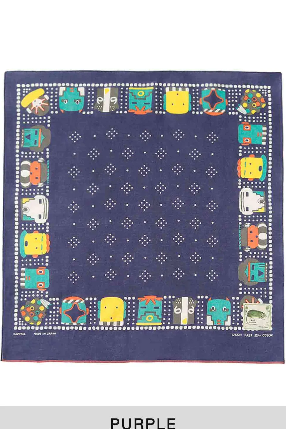 New Kapital Fastcolor Selvedge Bandana (NADESHIKO-Champetre) - 4 Colors