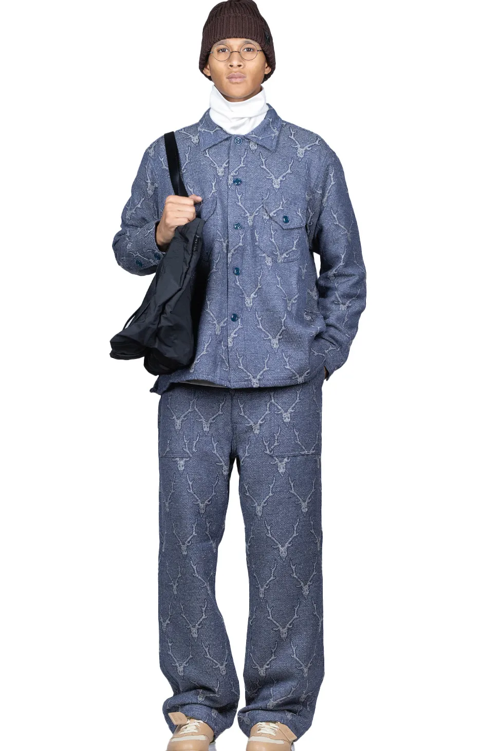 Outlet South2 West8 Fatigue Pant - Deer Skull Jq. - Navy