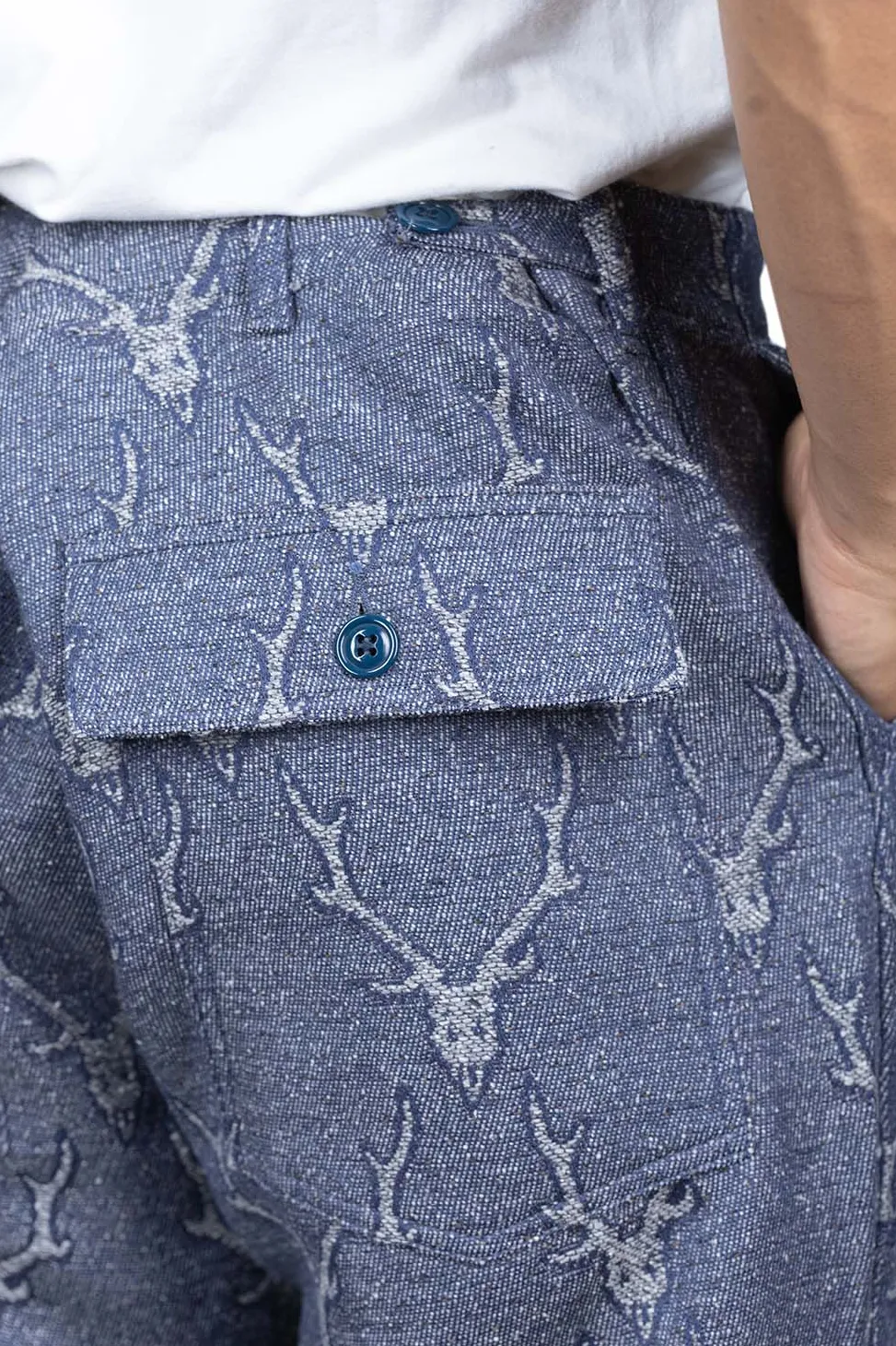 Outlet South2 West8 Fatigue Pant - Deer Skull Jq. - Navy