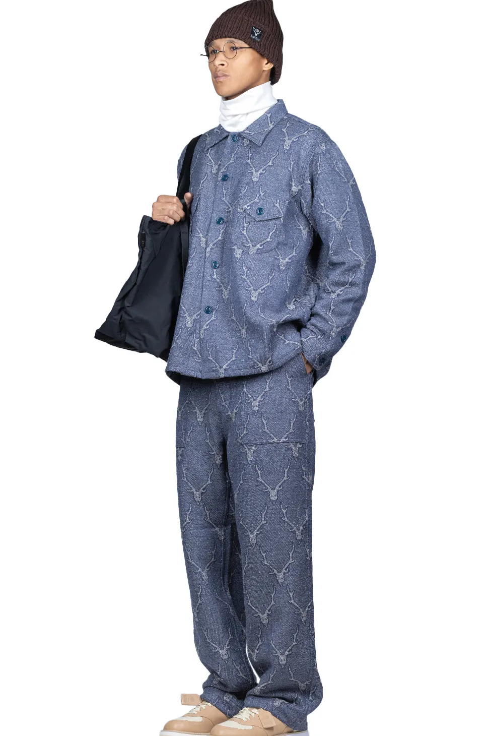 Outlet South2 West8 Fatigue Pant - Deer Skull Jq. - Navy