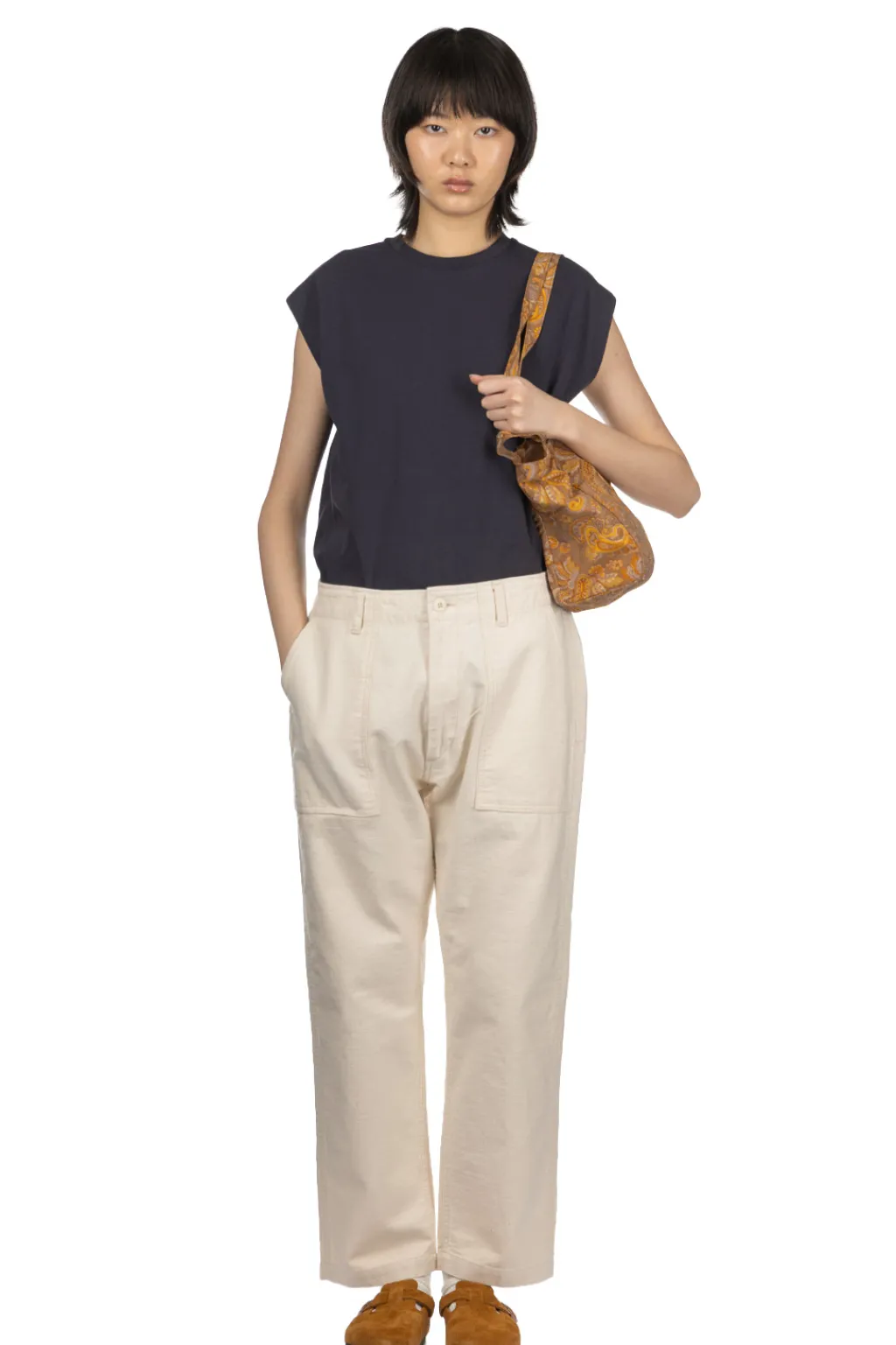 Fashion Ordinary Fits Fatigue Pant - Ecru