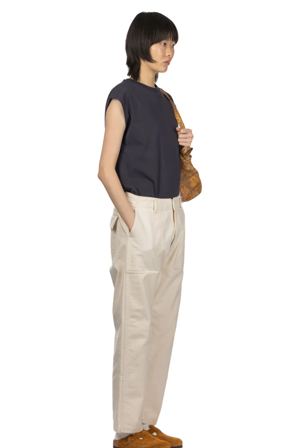Fashion Ordinary Fits Fatigue Pant - Ecru