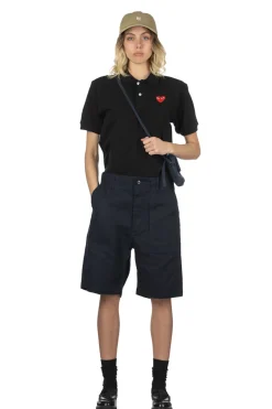 Online Engineered Garments Fatigue Short - Dark Navy CL Java Cloth