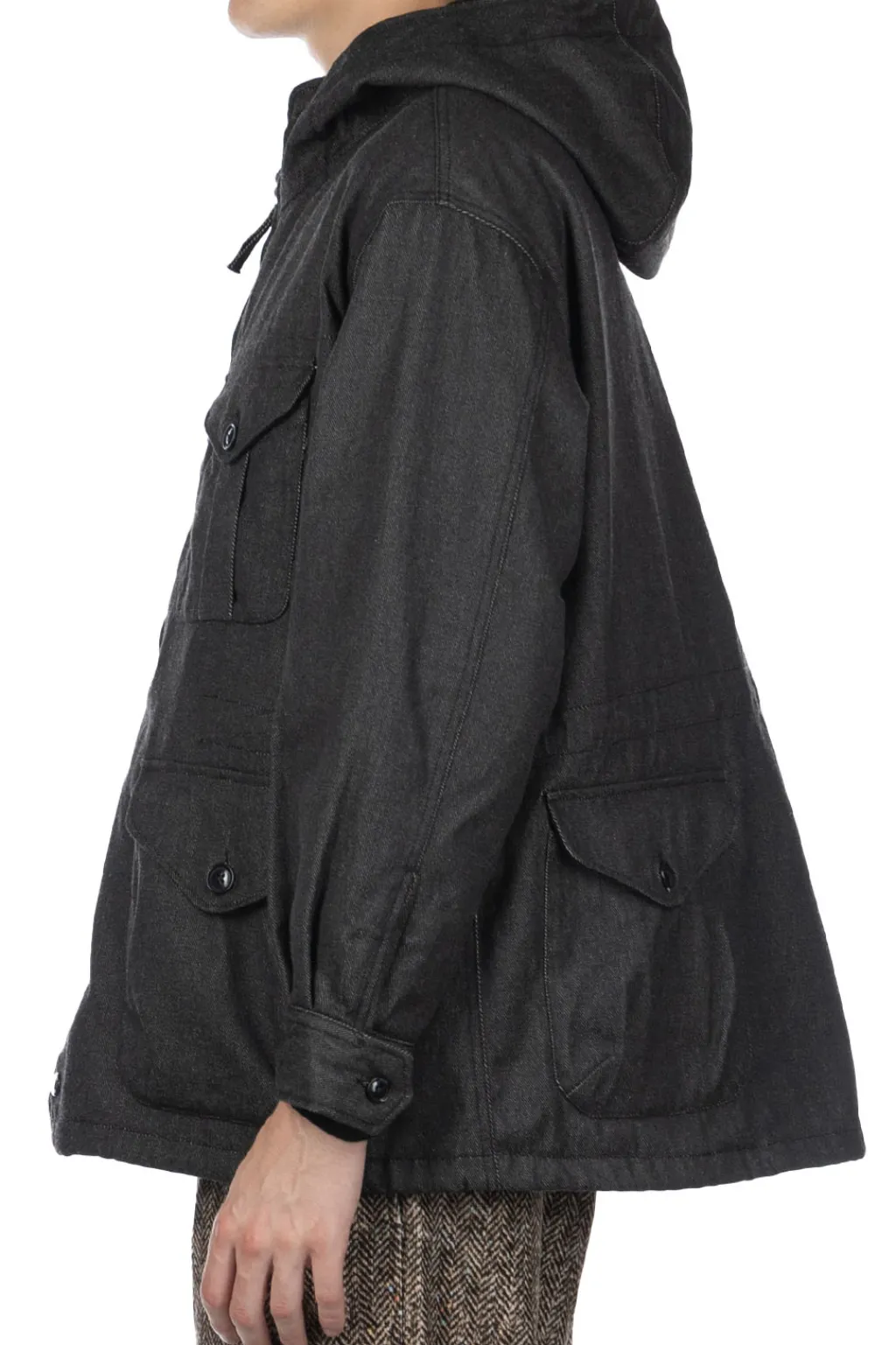 Fashion Engineered Garments Field Parka - Black PC Denim