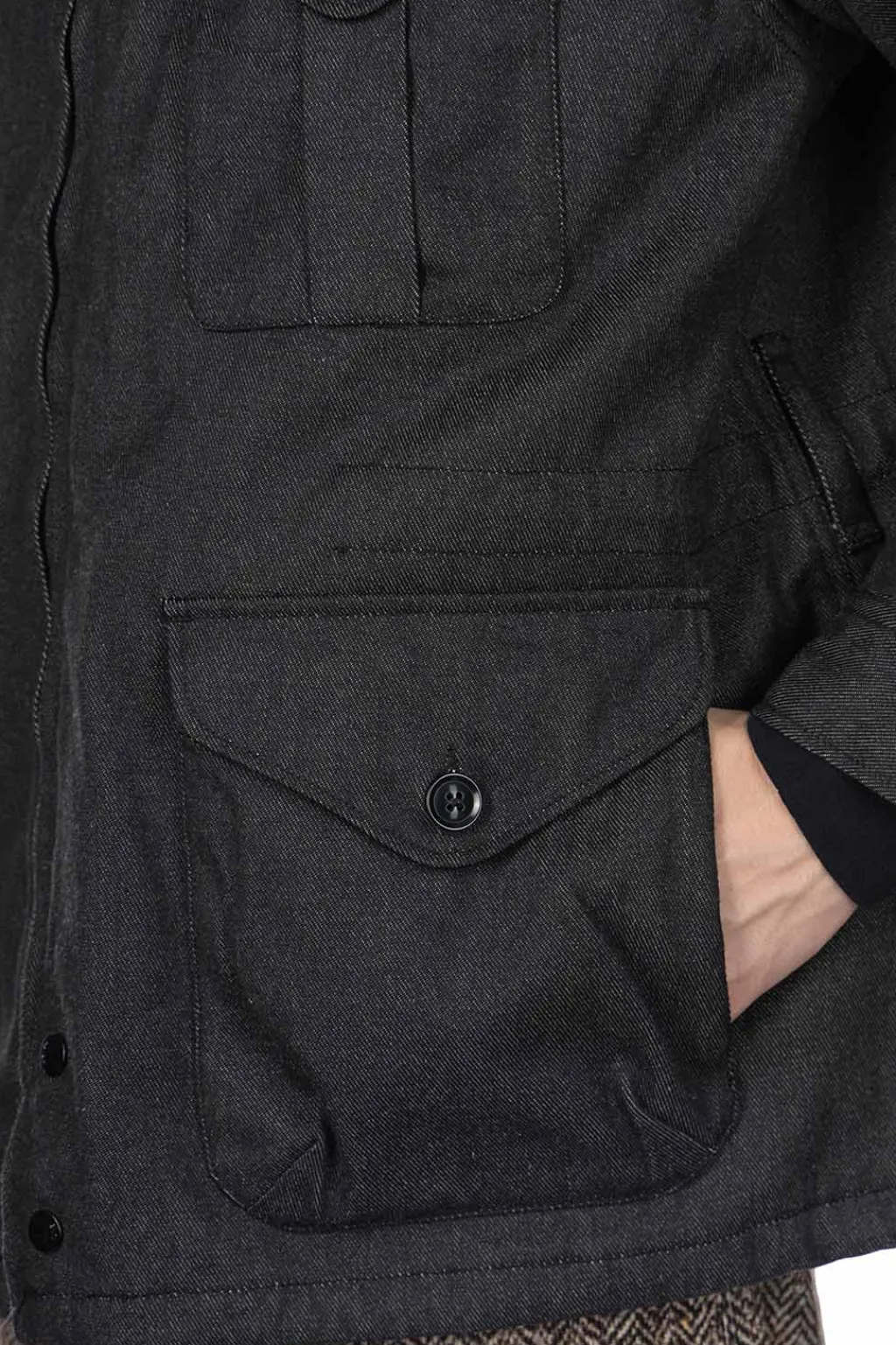 Fashion Engineered Garments Field Parka - Black PC Denim