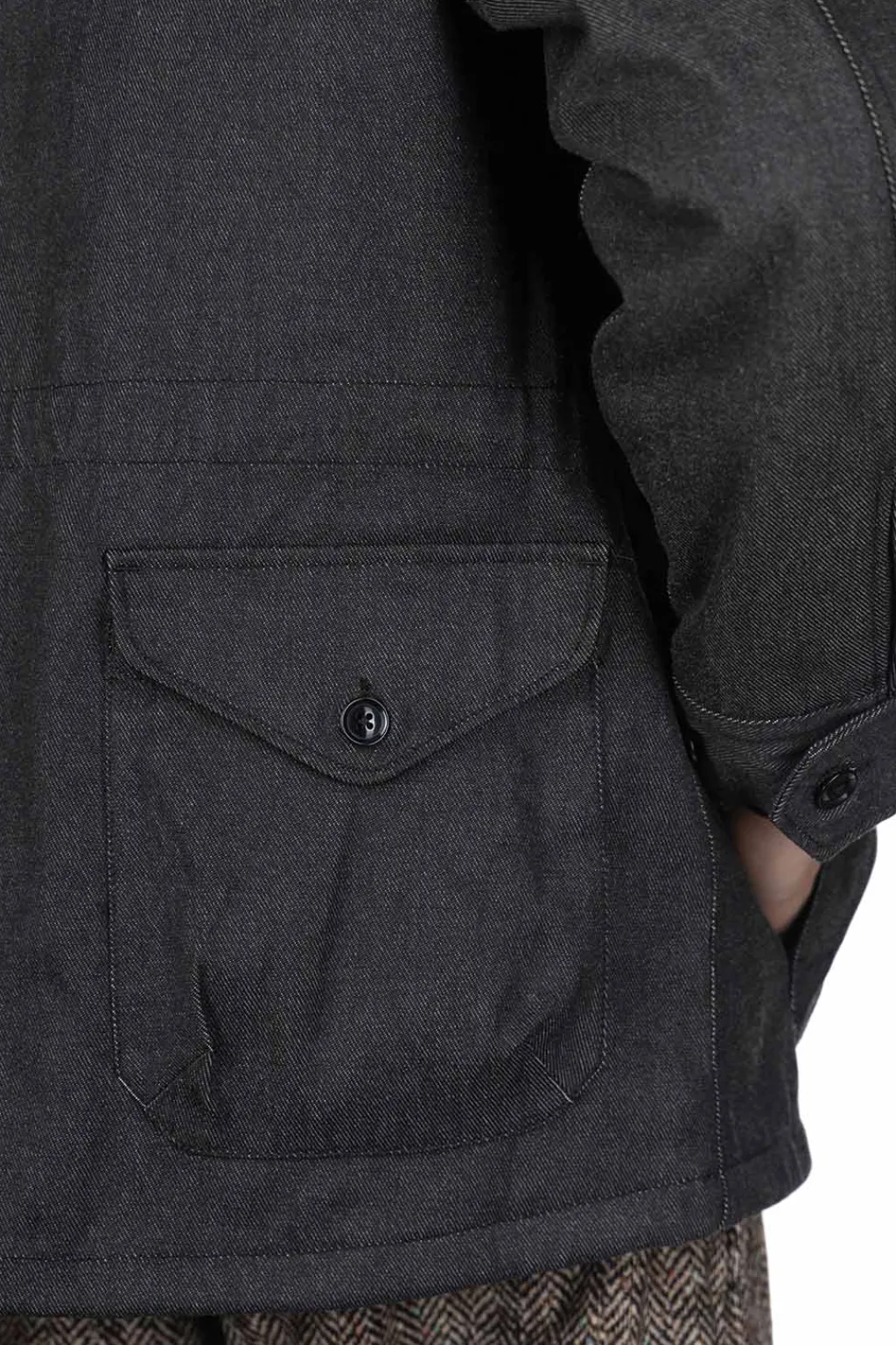 Fashion Engineered Garments Field Parka - Black PC Denim