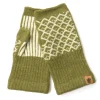 Outlet Tehtava Fingerless Gloves - Geometric Green