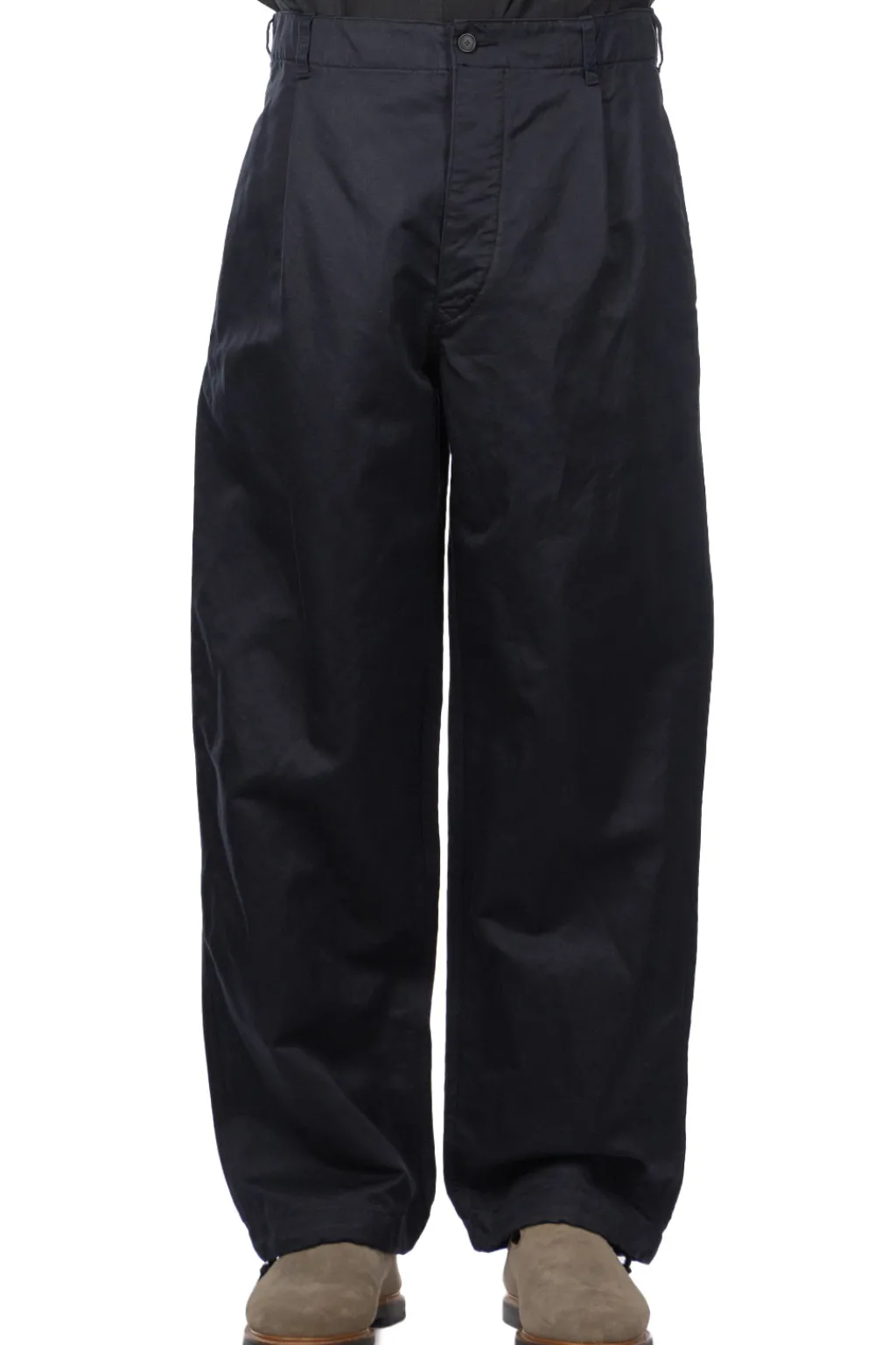 Discount YLEVE Finx Cotton Lamie Twill Trousers - Navy