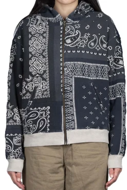 Outlet Kapital Fleece Knit BANDANA BIVOUAC Hooded Blouson