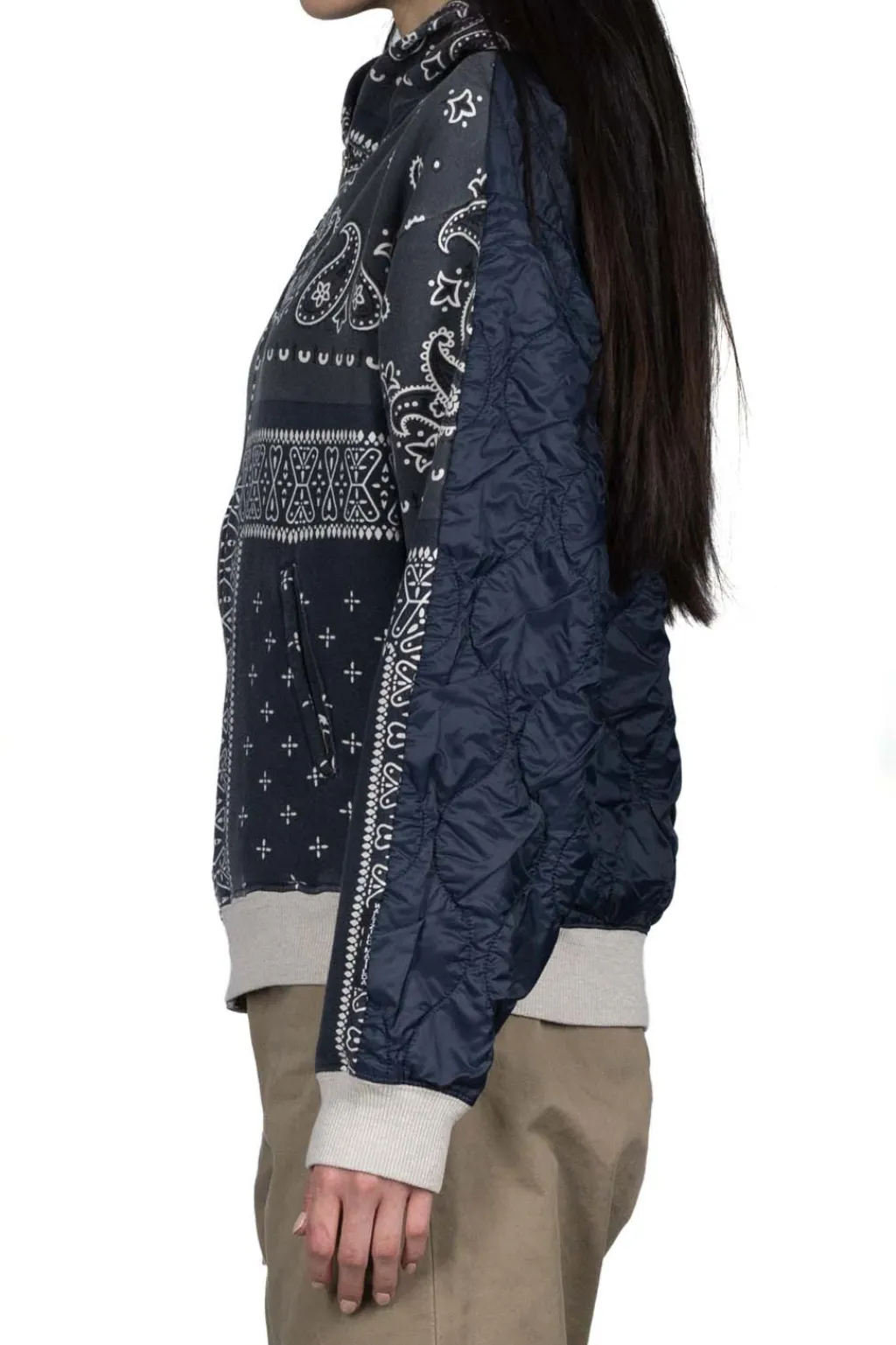 Outlet Kapital Fleece Knit BANDANA BIVOUAC Hooded Blouson