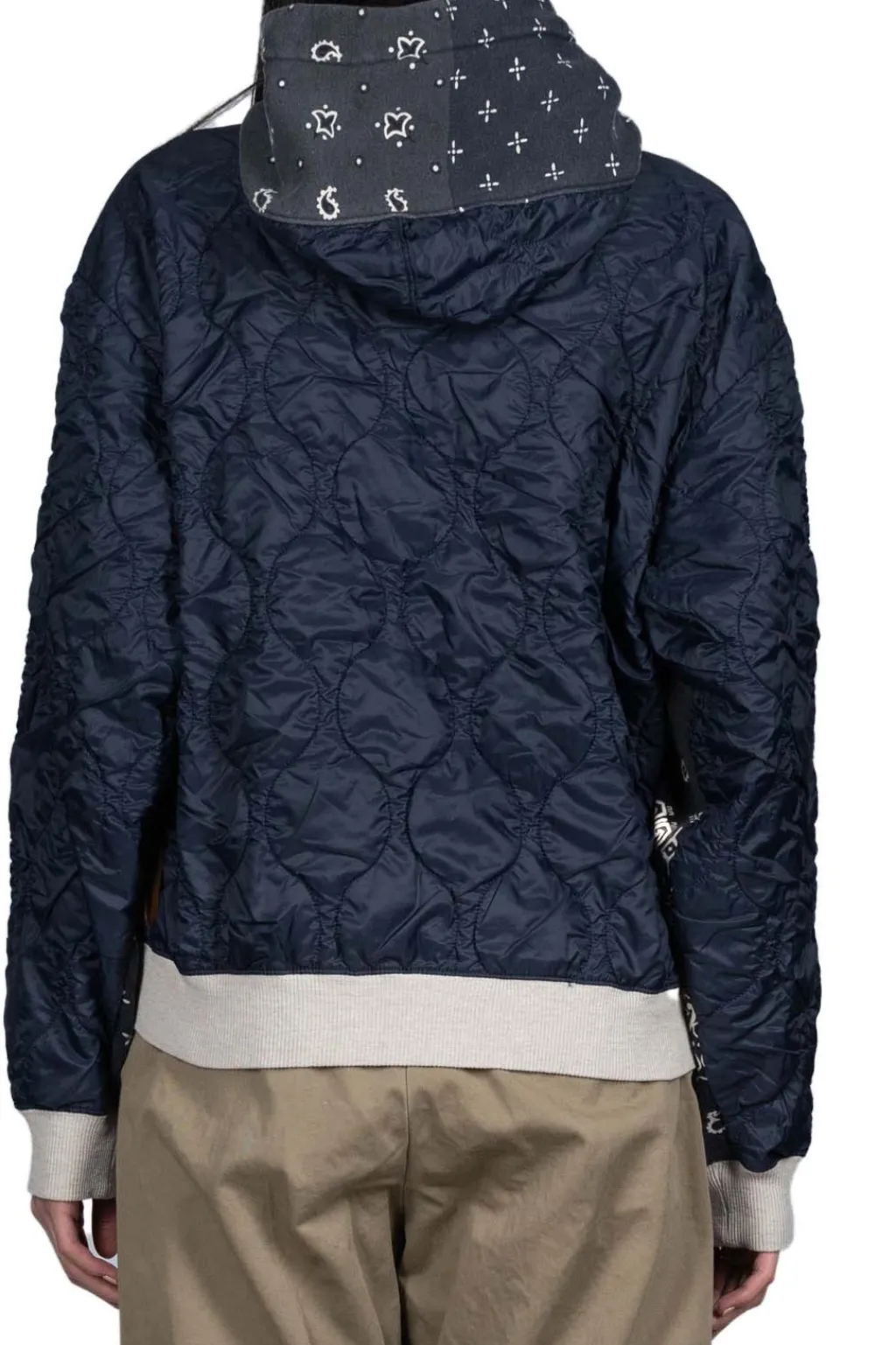 Outlet Kapital Fleece Knit BANDANA BIVOUAC Hooded Blouson