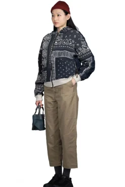 Outlet Kapital Fleece Knit BANDANA BIVOUAC Hooded Blouson