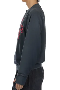 Discount Kapital Fleece Knit Raglan Crew SWT (SPEAKEASY College) - Navy
