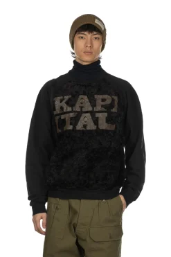 Online Kapital 30/-Fleece x Fur GRIZZLY SWT (SPEAKEASY ) - Black