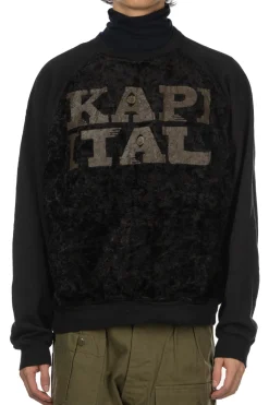 Online Kapital 30/-Fleece x Fur GRIZZLY SWT (SPEAKEASY ) - Black