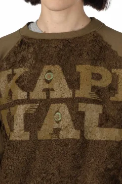 Best Kapital 30/-Fleece x Fur GRIZZLY SWT (SPEAKEASY ) - Khaki