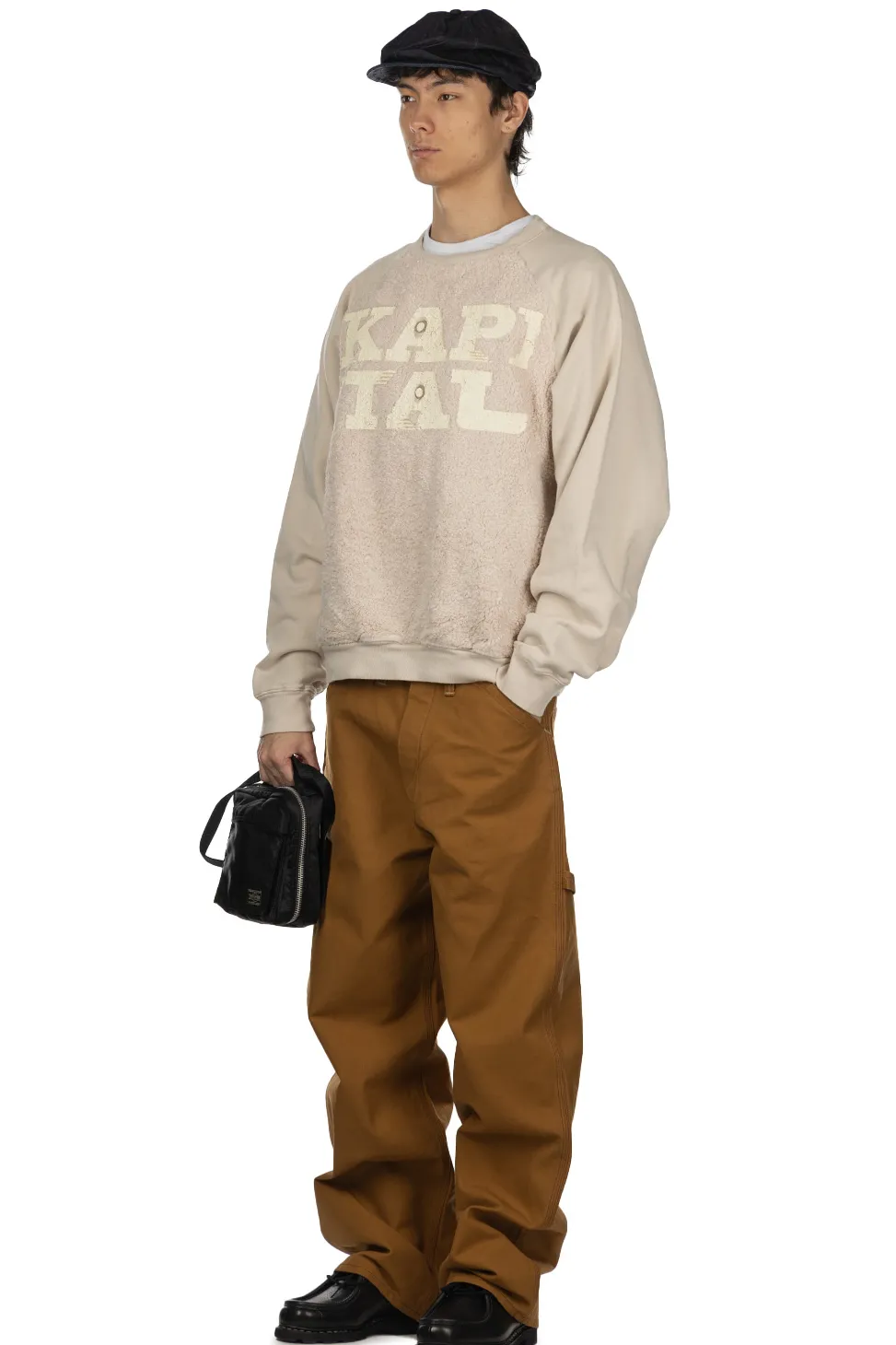 Outlet Kapital 30/-Fleece x Fur GRIZZLY SWT (SPEAKEASY ) - Natural