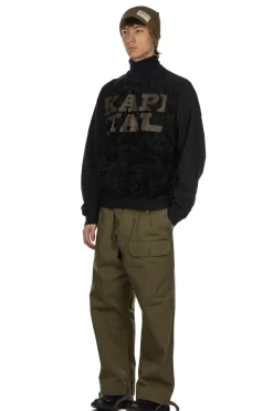 Online Kapital 30/-Fleece x Fur GRIZZLY SWT (SPEAKEASY ) - Black