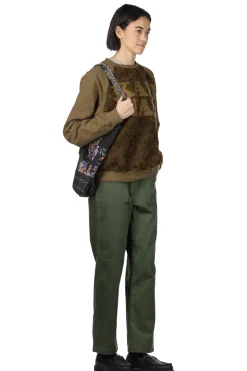 Best Kapital 30/-Fleece x Fur GRIZZLY SWT (SPEAKEASY ) - Khaki