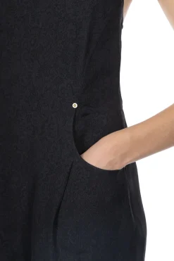 Sale Mame Kurogouchi Floral Pattern Jacquard Jumpsuit - Black