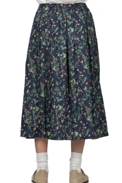 Clearance A+Koloni Flower Print Skirt - Navy