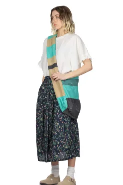 Clearance A+Koloni Flower Print Skirt - Navy