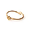 Online Palnart Poc Flower Stopper Ring - Gold