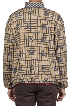 Outlet Kapital FOLK DOMINO Fleece ZIP Blouson - Beige