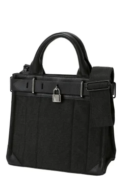 Fashion Porter Yoshida Fork 2Way Tote Bag - Black