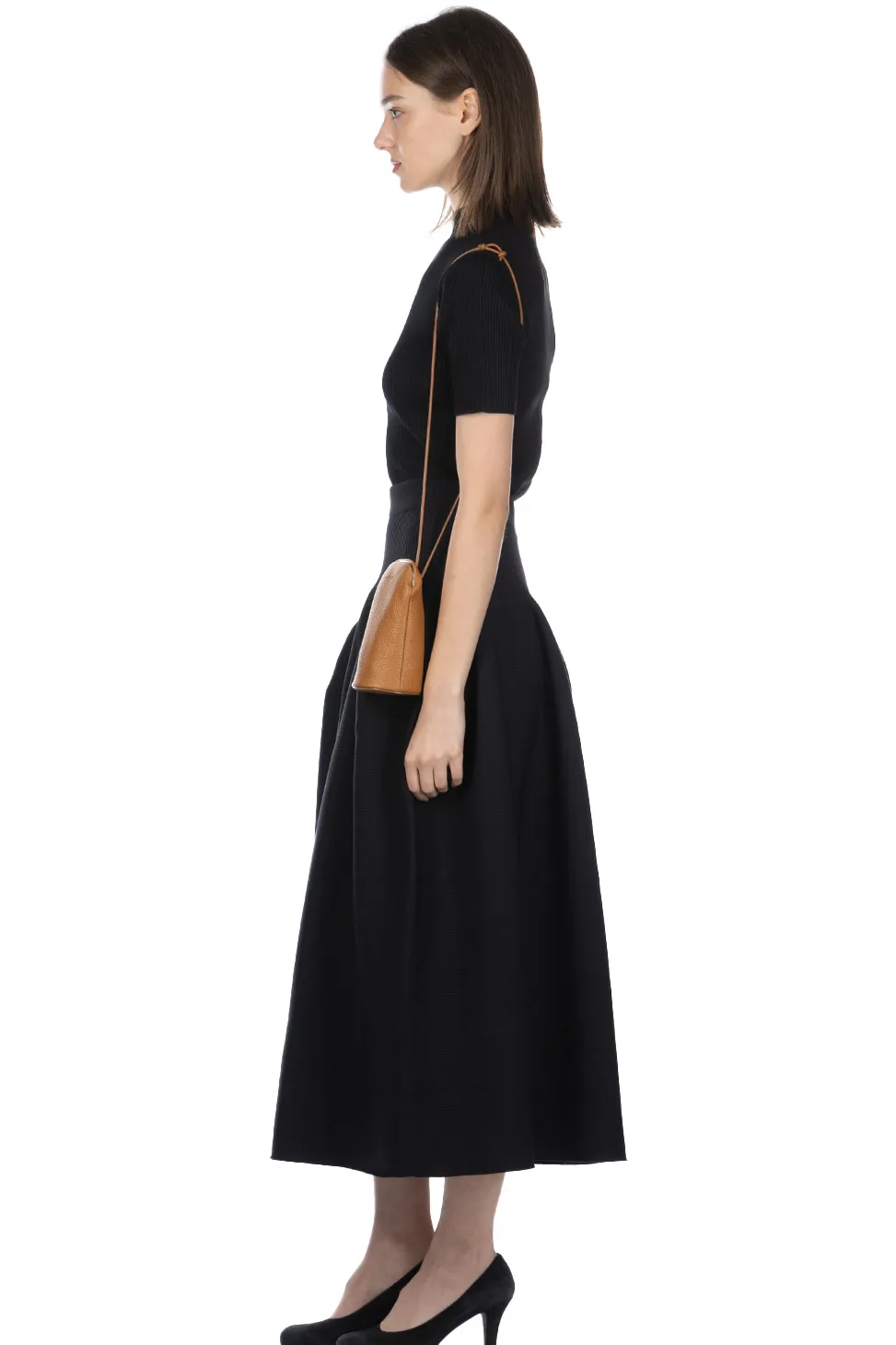 Fashion MARROW LEATHER Frame Purse Shoulder Bag - 2 Colors