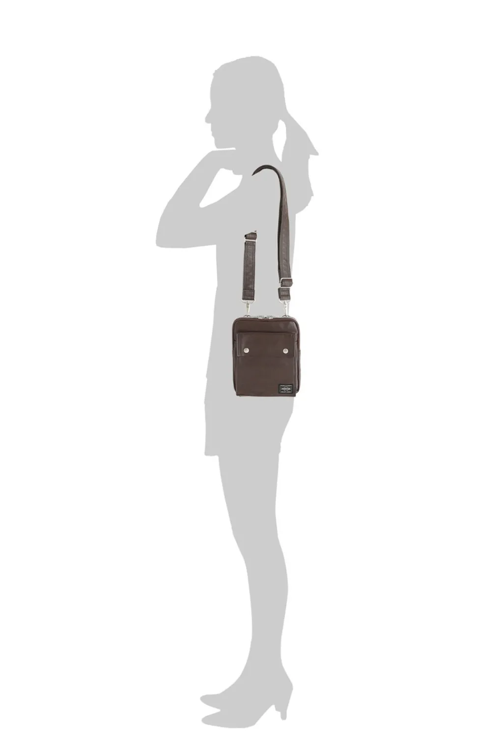 Discount Porter Yoshida FREE STYLE - Vertical Shoulder Bag - 2 Color Choices