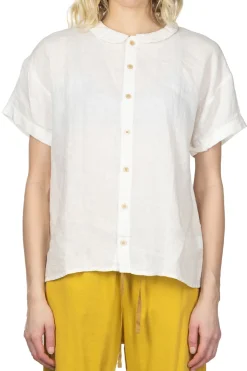 Clearance NARU French Linen Blouse - White