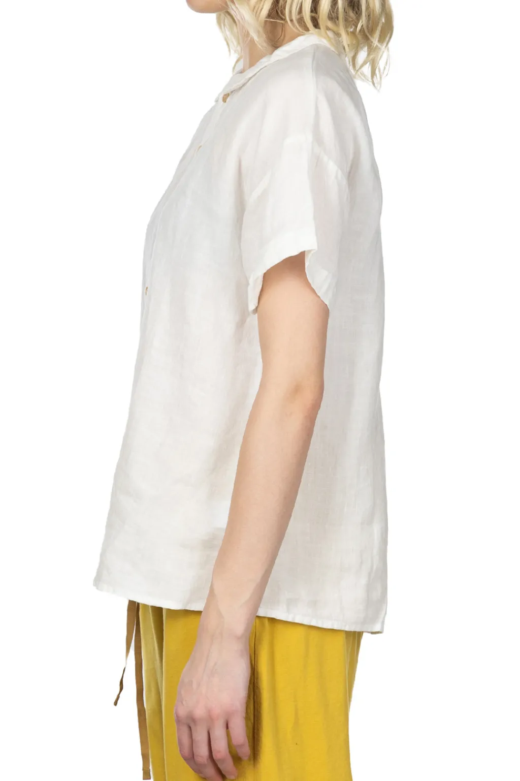 Clearance NARU French Linen Blouse - White