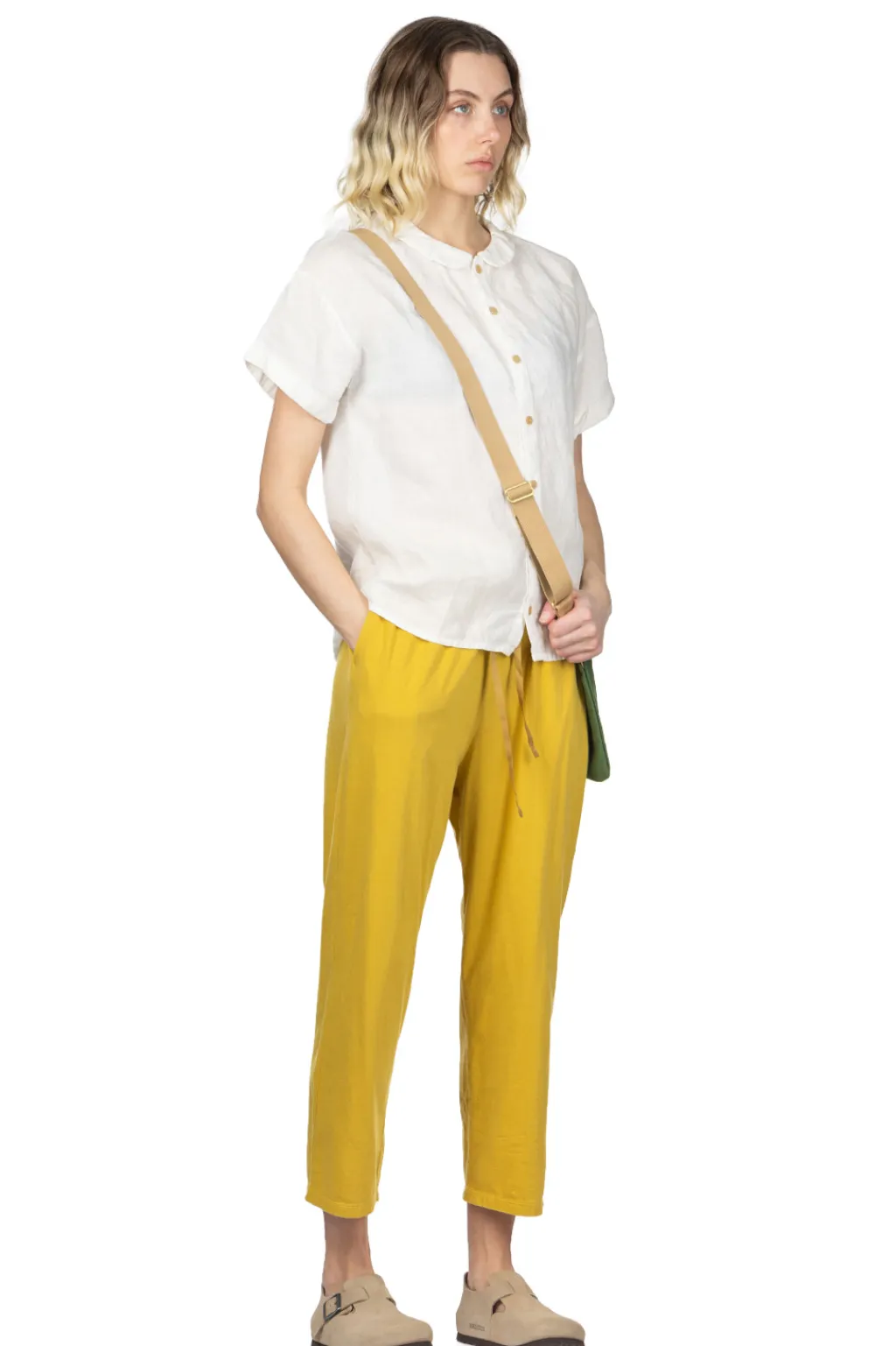 Clearance NARU French Linen Blouse - White