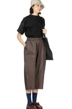 Clearance Nachukara French Linen Cocoon Pants - Charcoal