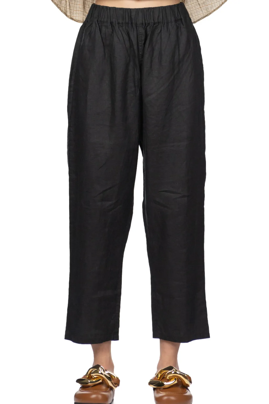 Outlet NARU French Linen Cozy Pants - Black
